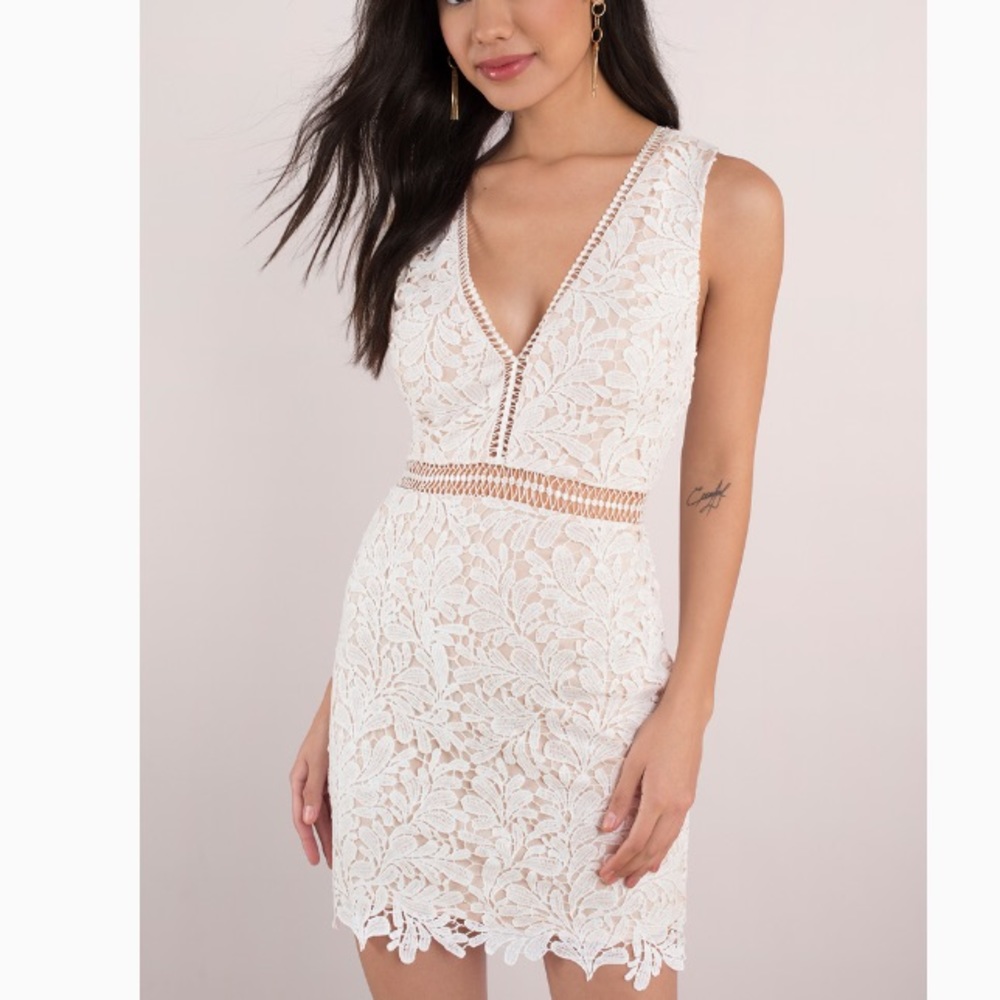 Brand new, White lace dress by Tobi